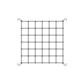 Grow Tent Trellis Netting, Flexible Elastic Cords, 3x3’