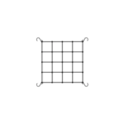 Grow Tent Trellis Netting, Flexible Elastic Cords, 2x2’