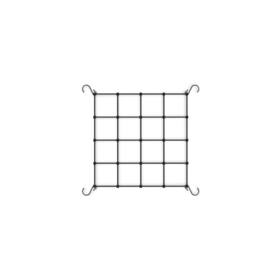 Grow Tent Trellis Netting, Flexible Elastic Cords, 2x2’