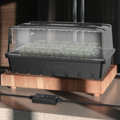 Humidity Dome, Germination Kit with LED Grow Light Bars, 5x8 Cell Tray