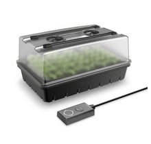 Humidity Dome, Germination Kit with LED Grow Light Bars, 5x8 Cell Tray