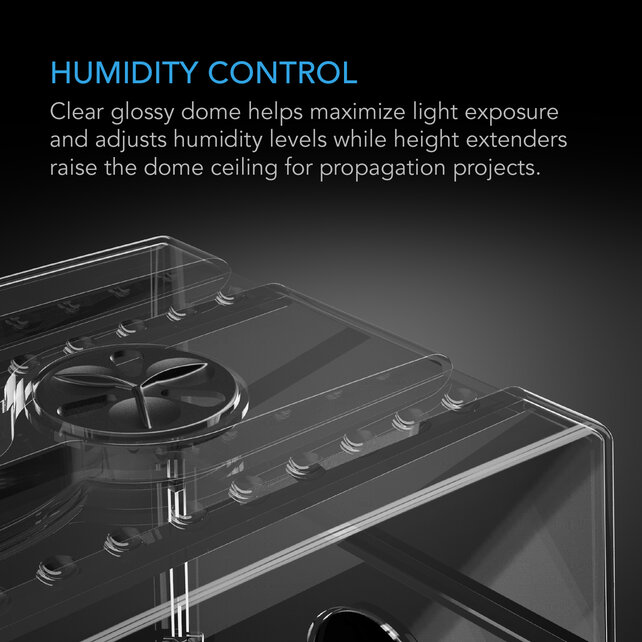 Humidity Dome, Large Propagation Kit, 6x12 Cell Tray