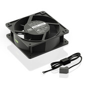AXIAL 1238W, 120V AC Muffin Fan with Wire-Leads Adapter, 120mm x 38mm High Speed