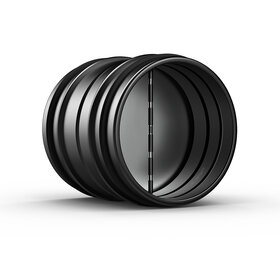 AC INFINITY Backdraft Damper Ducting Insert, 6-Inch, Black Galvanized Steel