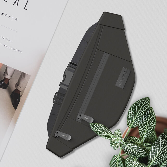 Smell Proof Belt Bag with 900D Nylon Fabric and Carbon Filter Lining