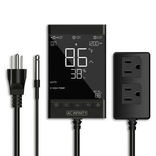CONTROLLER 79, Smart Outlet Controller, Temperature, Humidity, Schedule Programs for Two Devices, Data App, Bluetooth