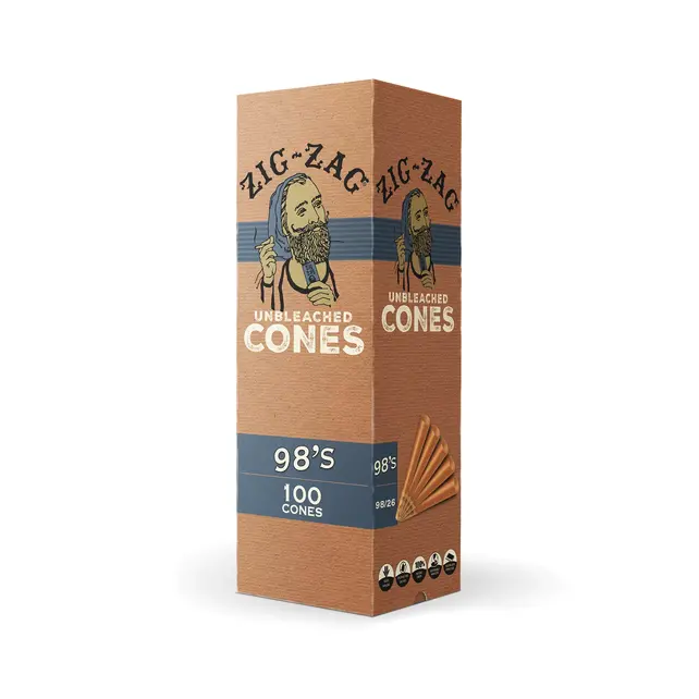 Zig-Zag UnBleached Bulk Cones