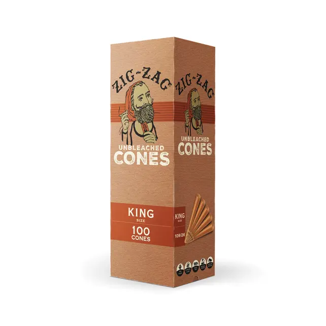Zig-Zag UnBleached Bulk Cones