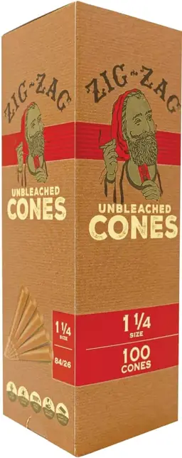 Zig-Zag UnBleached Bulk Cones