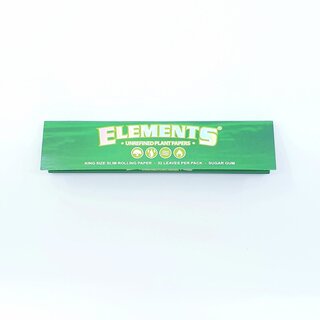 Elements Plant Based Rolling Paper (Green)