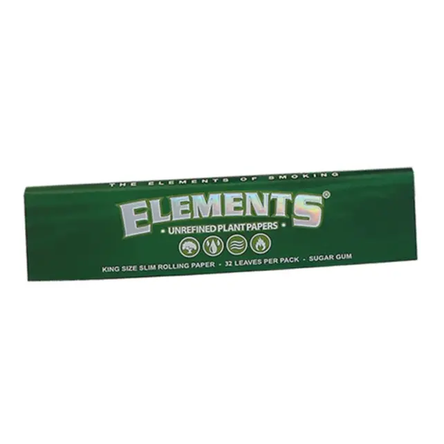 Elements Plant Based Rolling Paper (Green)