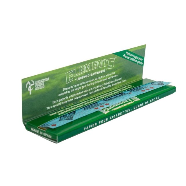 Elements Plant Based Rolling Paper (Green)
