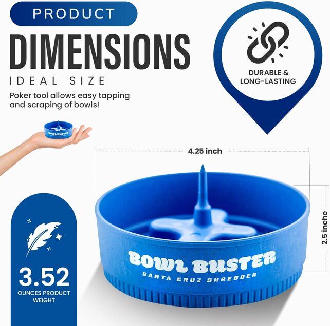 Santa Cruz Shredder Bowl Buster Hemp Ash Tray