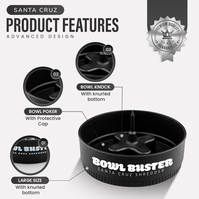 Santa Cruz Shredder Bowl Buster Hemp Ash Tray