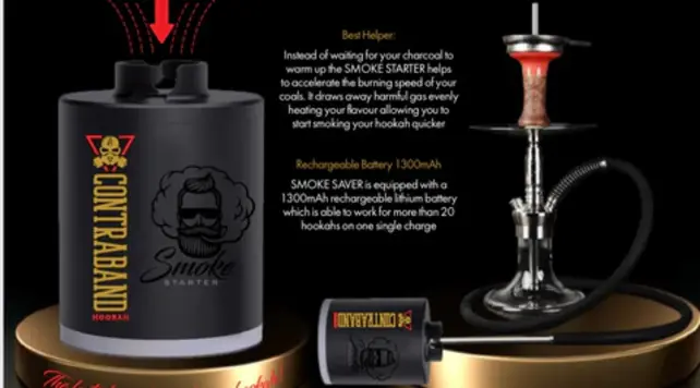Contraband Hookah Smoke Starter