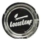 Loose Leaf Glass Ashtray -