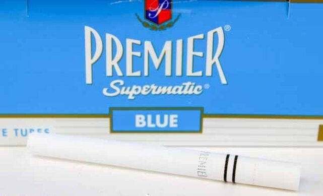 Premier Cigarette Tubes Light Blue King Size