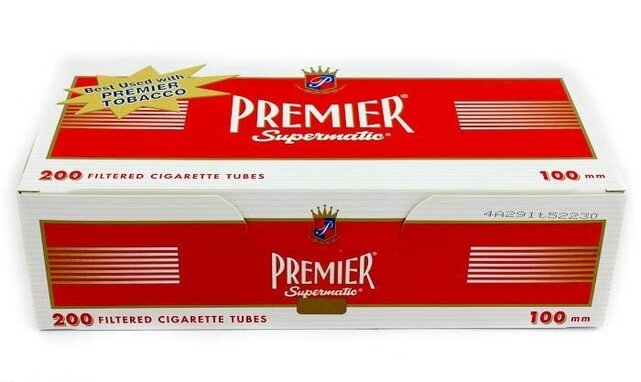 Premier Cigarette Tubes Red 100MM