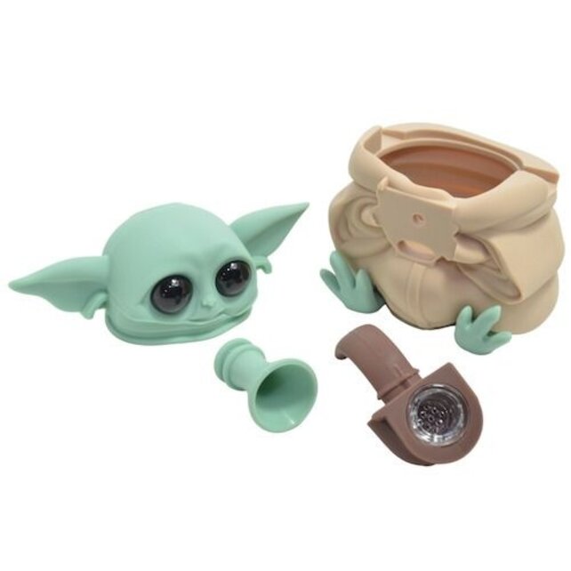 Silicone Baby Yoda Bubbler