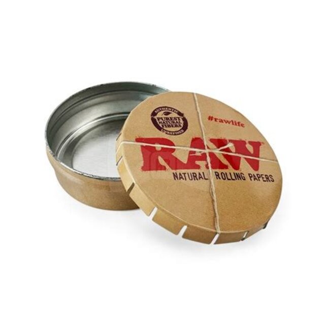 Raw Metal Pop Up Storage Tin