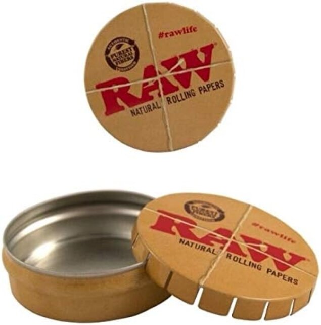 Raw Metal Pop Up Storage Tin