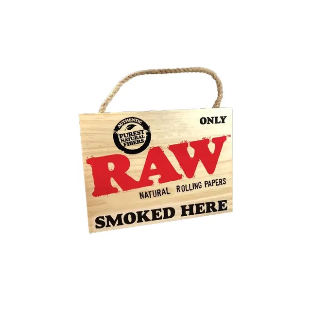 RAW Painted Sign (Smoked Here)