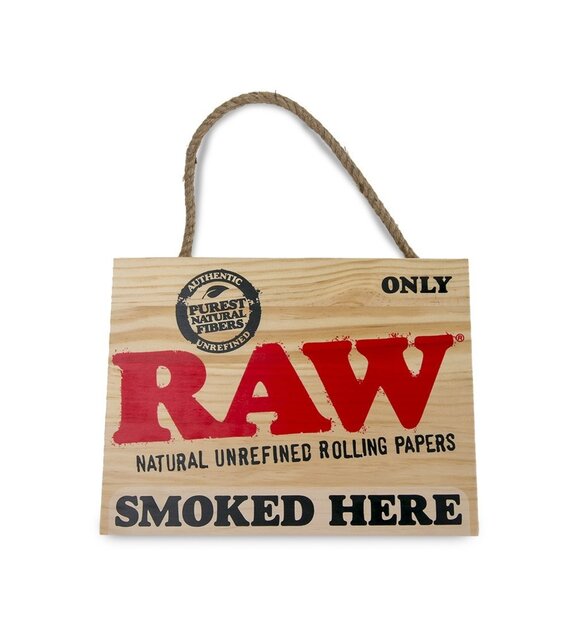 RAW Painted Sign (Smoked Here)