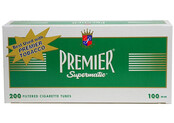 Premier Cigarette Tubes Green 100MM