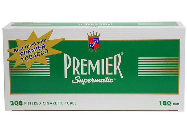 Premier Cigarette Tubes Green 100MM