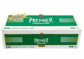 Premier Cigarette Tubes Green 100MM