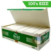 Premier Cigarette Tubes Green 100MM