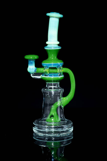 FiftySpence Glass WP - Slyme and Shamrock With Mint