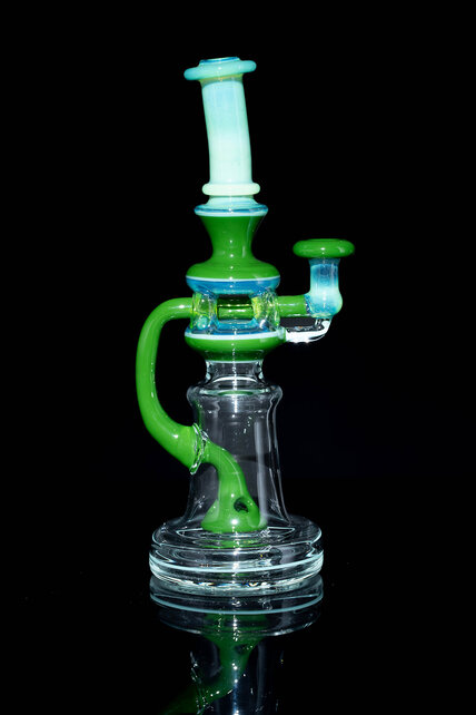 FiftySpence Glass WP - Slyme and Shamrock With Mint