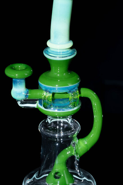 FiftySpence Glass WP - Slyme and Shamrock With Mint