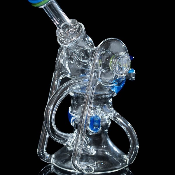 Ery Glass - Puffco Peak Glass Attachment - Double Uptake Recycler