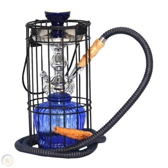 Mya QT Black Cage Hookah