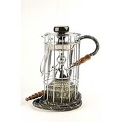 Mya QT Black Cage Hookah