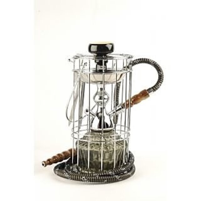Mya QT Black Cage Hookah