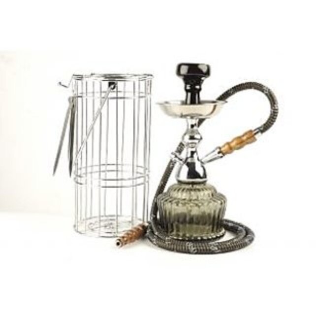 Mya QT Black Cage Hookah