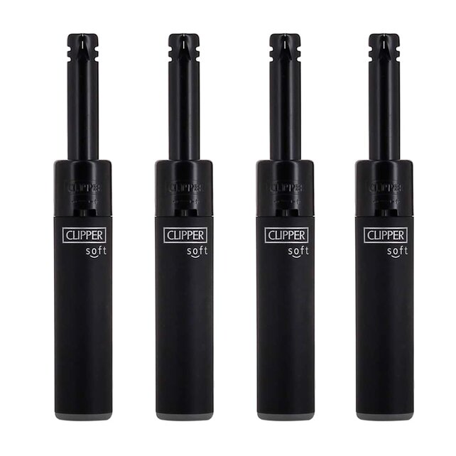Clipper Lighter Mini Tube - Soft Black