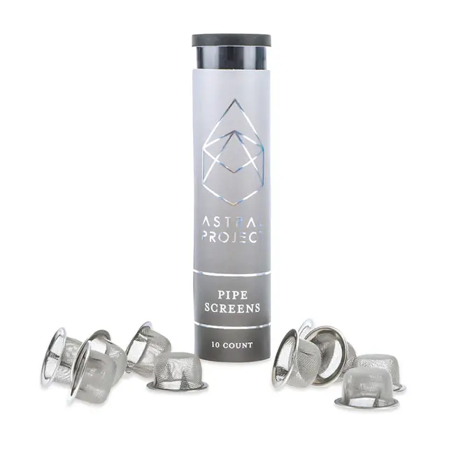 Astral Project Gemstone Pipe Screens (10CT)