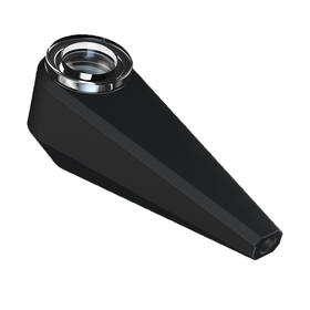 Softglass Token Handpipe Black