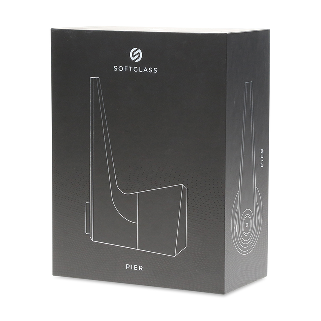 Softglass Pier Bubbler Black