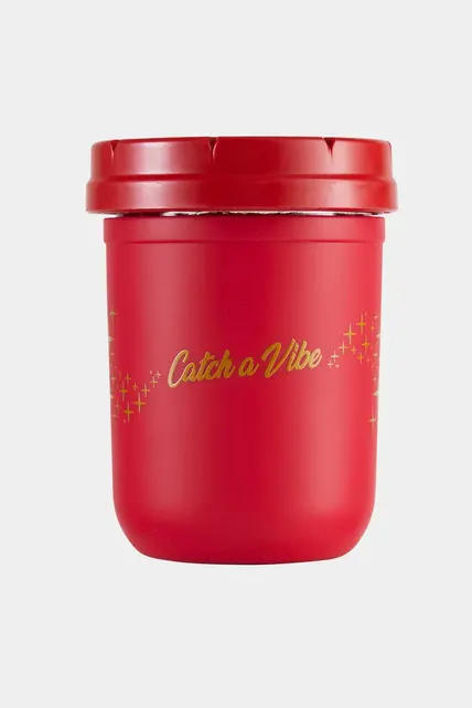 Vibes Stash Jar Red
