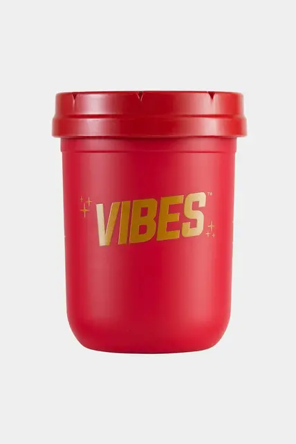 Vibes Stash Jar Red