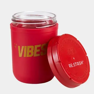 Vibes Stash Jar Red