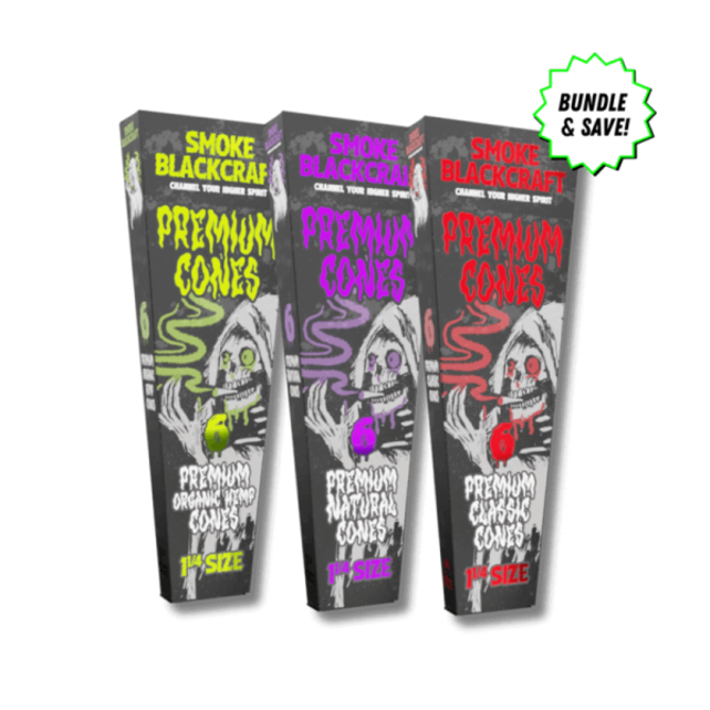 Smoke Black Craft Premium Cones