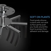 Bud Bowl Trimmer Twist Spin Cut W/ Clear Visibility Dome, 16 INCH