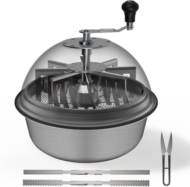 Bud Bowl Trimmer Twist Spin Cut W/ Clear Visibility Dome, 16 INCH