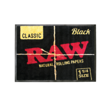 Raw Black Door Mat